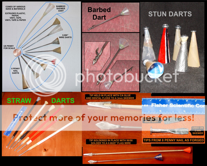 Unique homemade dart photos! Darts and Ammo Blowgun Forum
